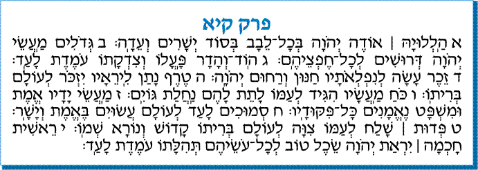 tehilim jour semaine